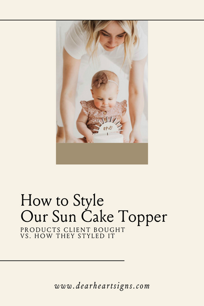 Products Clients Bought VS. How They Styled It | How To Style A Cake Topper