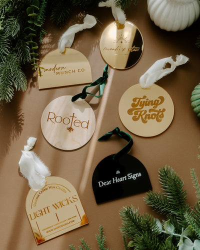 Business Logo Ornament - Various Shapes