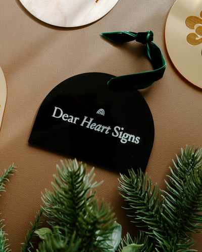 Business Logo Ornament - Various Shapes