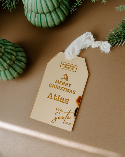 Personalized "Love, Santa" Gift Tag