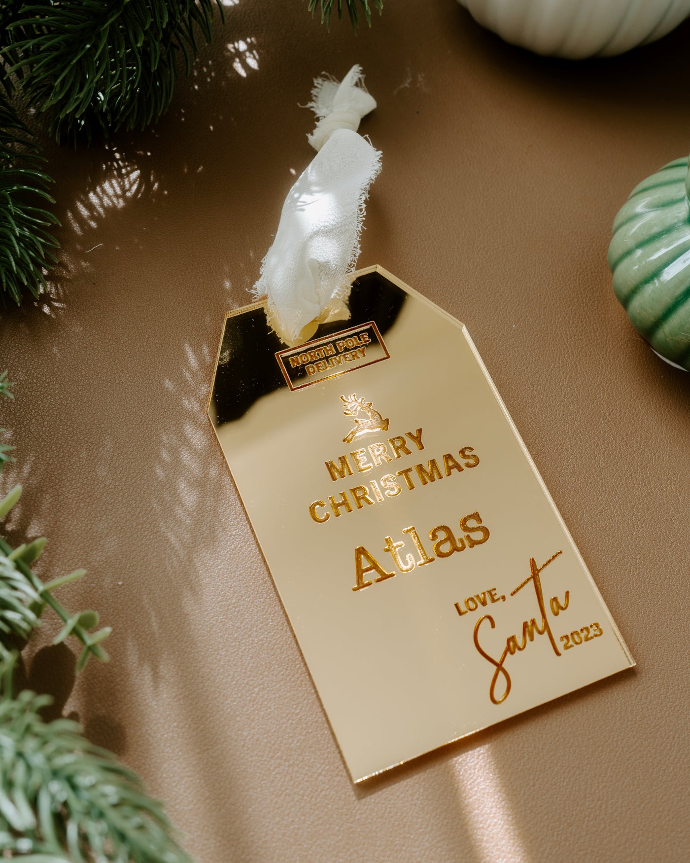 Personalized "Love, Santa" Gift Tag