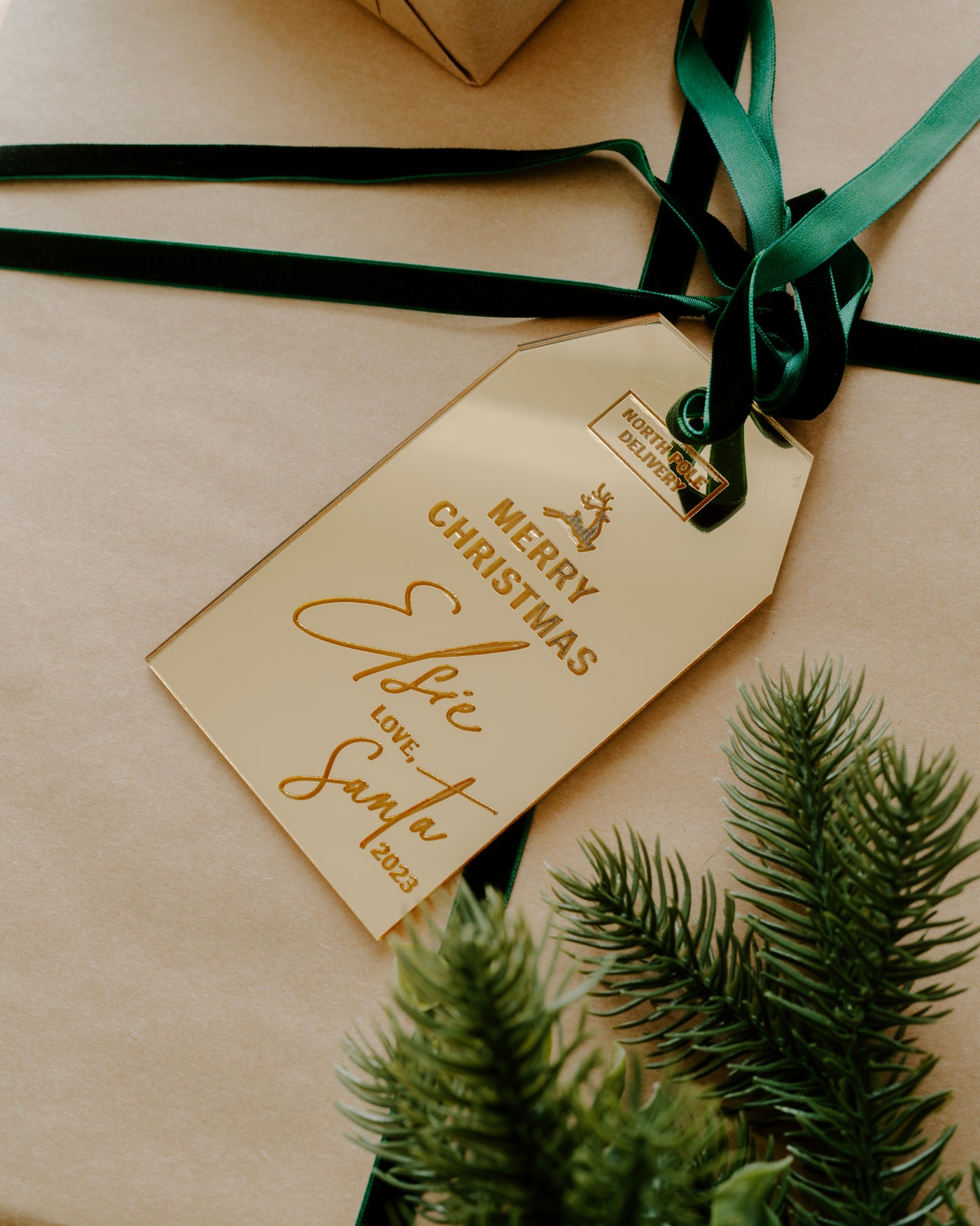 Personalized "Love, Santa" Gift Tag