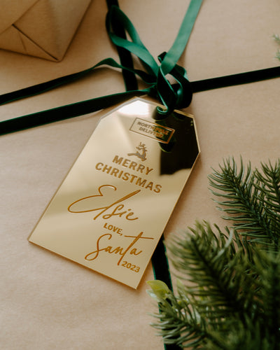 Personalized "Love, Santa" Gift Tag