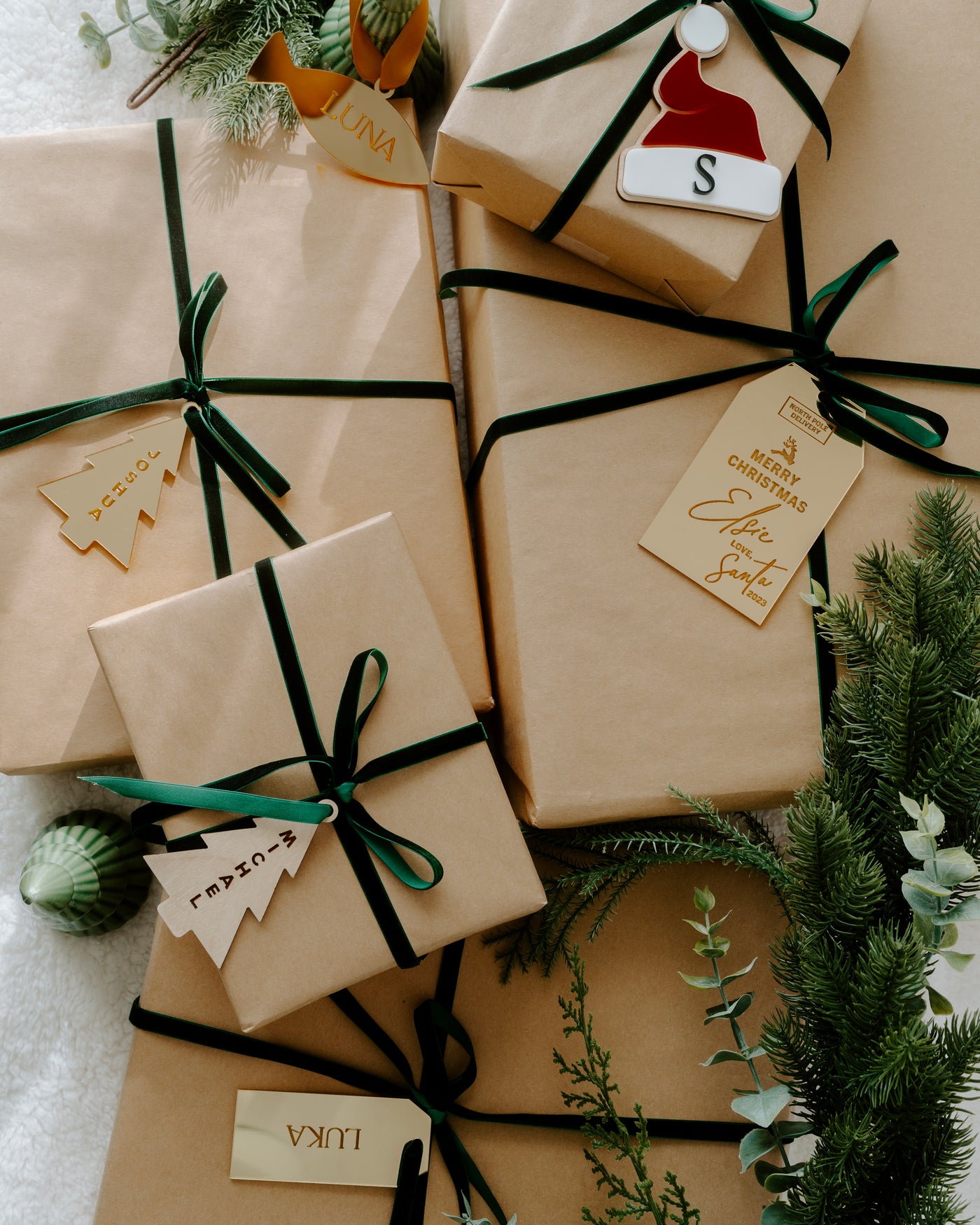 Personalized "Love, Santa" Gift Tag