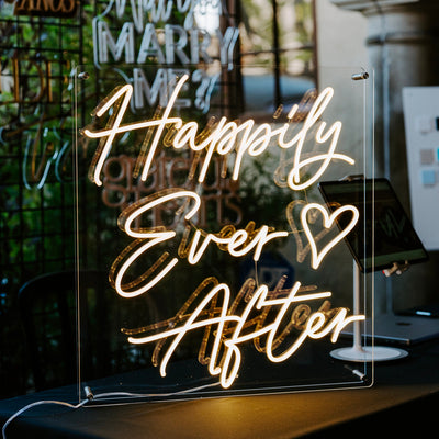 Happily Ever After Neon Sign
