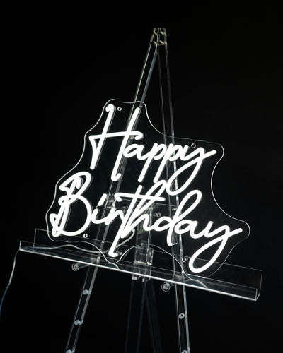 Happy Birthday Neon Sign