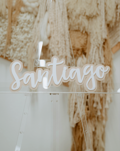 Double Layer Custom Name Sign