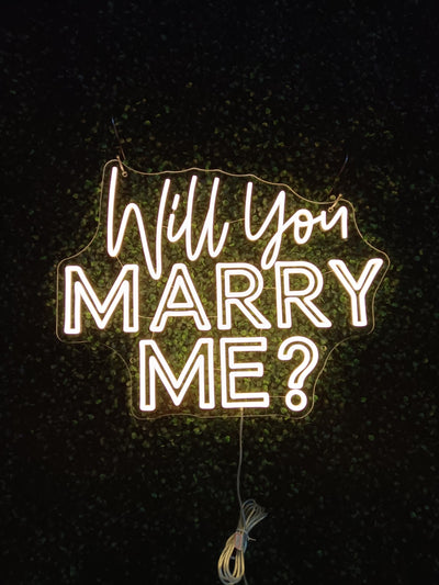 Will You Marry Me Neon Sign