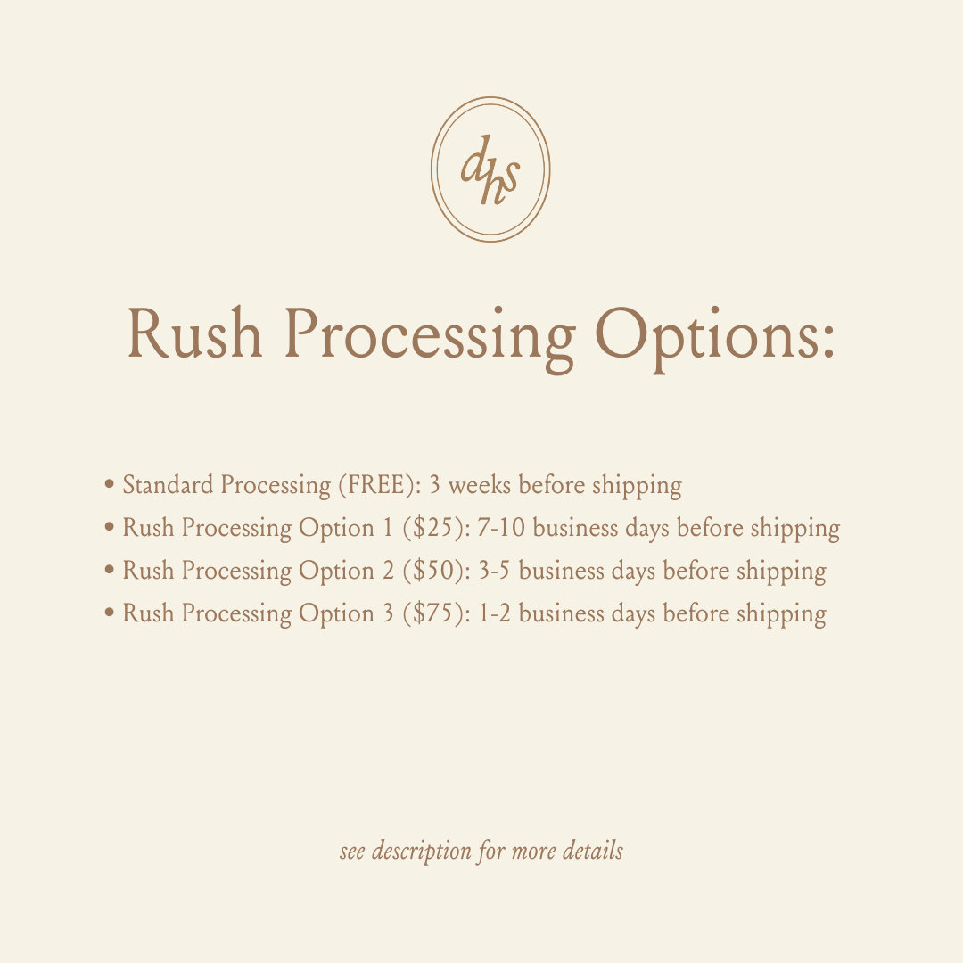 Rush Processing Rush Processing – Dear Heart Signs
