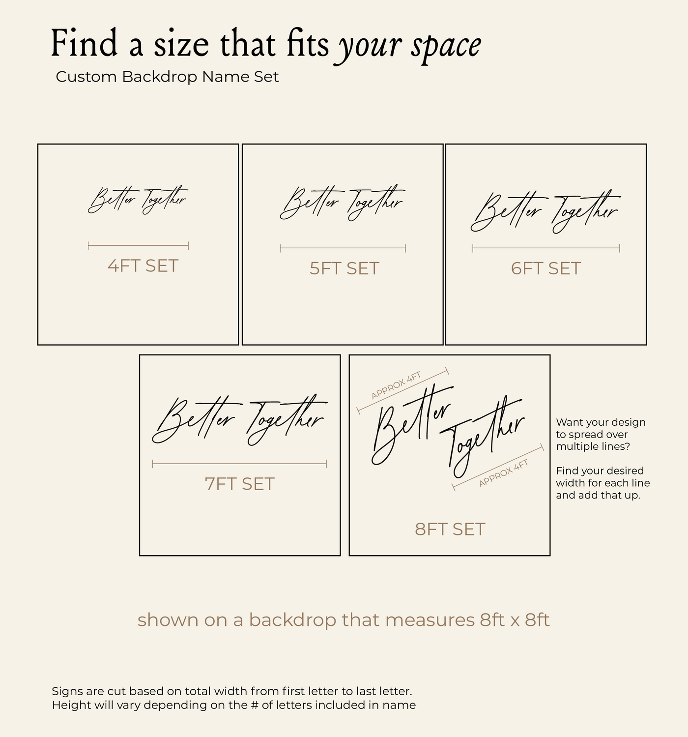 First and Middle Custom Name Set