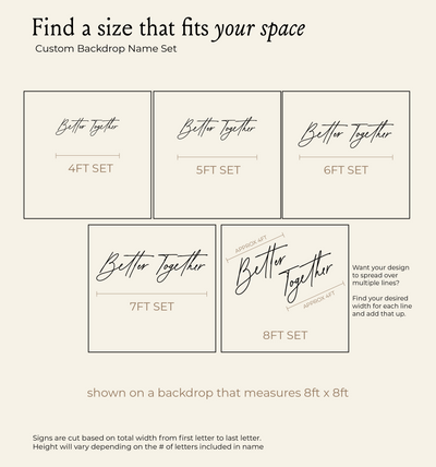 First and Middle Custom Name Set