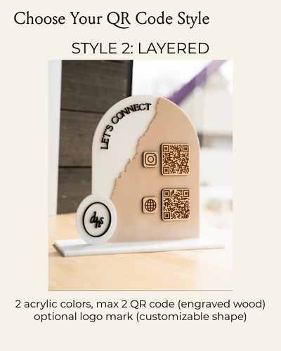 Business QR Code Sign