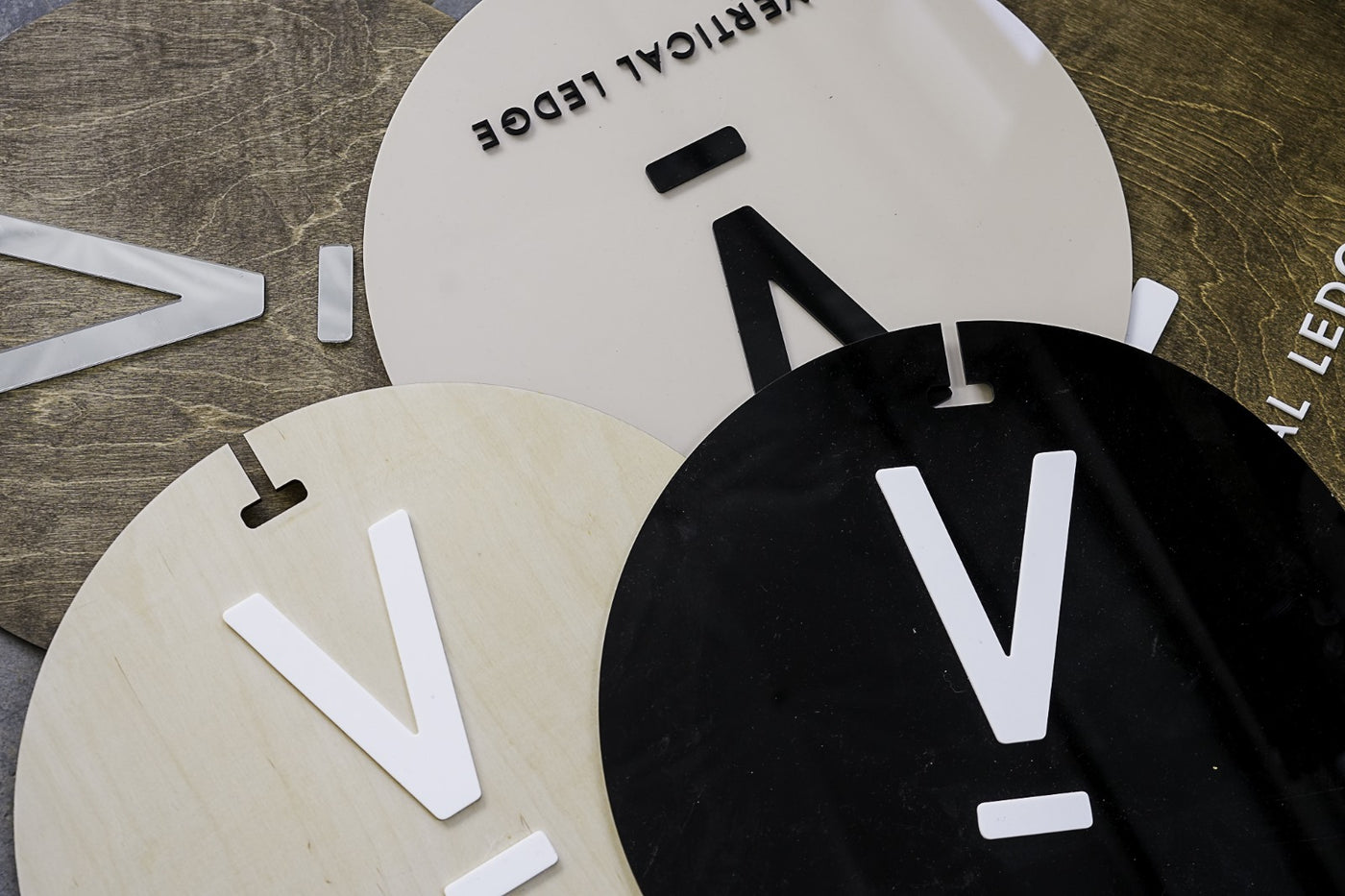 Round Business Logo Sign