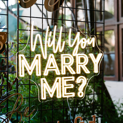 Will You Marry Me Neon Sign