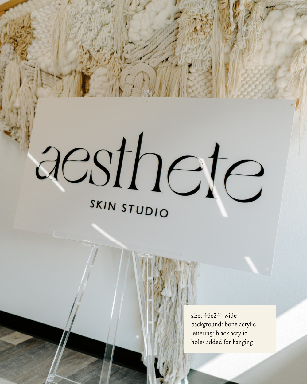 Rectangle Business Logo Sign – Dear Heart Signs