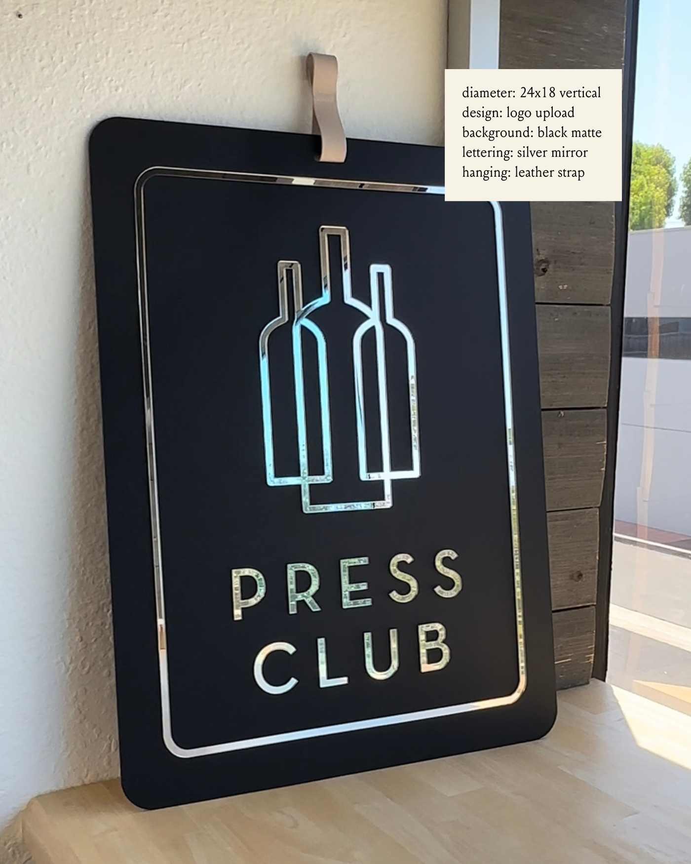 Rectangle Business Logo Sign - Upload Your Logo