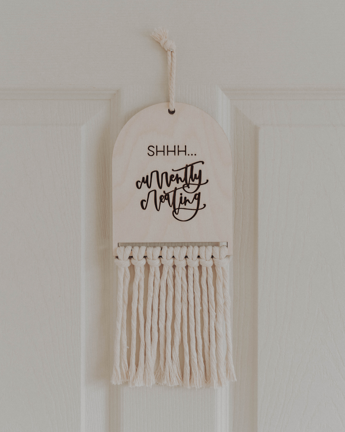 Shhh...currently creating Door Sign