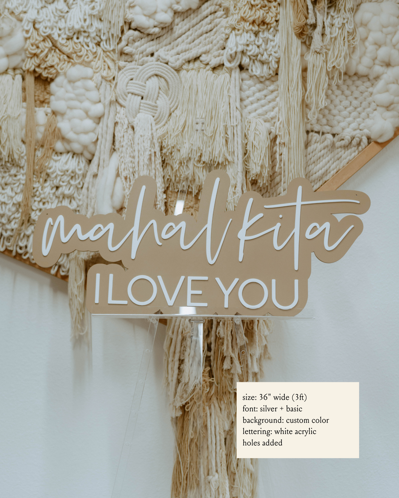 Double Layer Sign - Custom Phrase