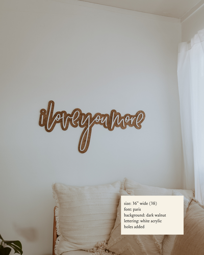 Double Layer Sign - Custom Phrase