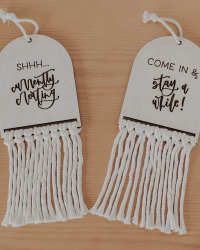 Shhh...currently creating Door Sign