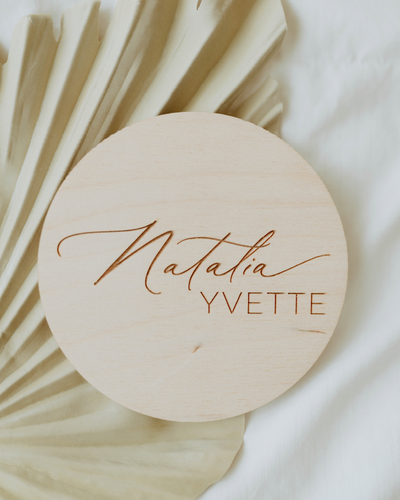 Baby Name Birth Announcement Sign