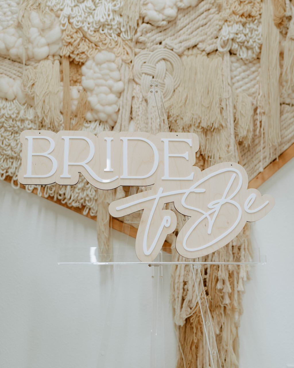 Bride to Be Double Layer Sign