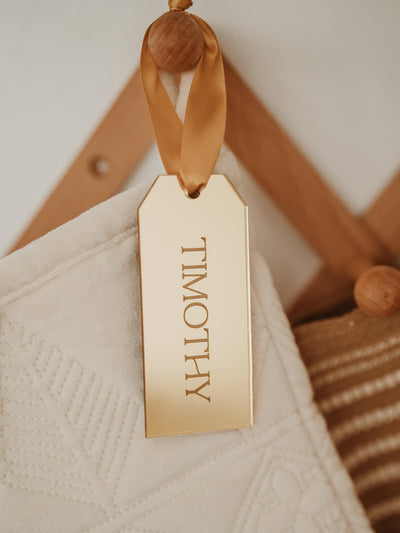 Personalized Stocking Name Tag