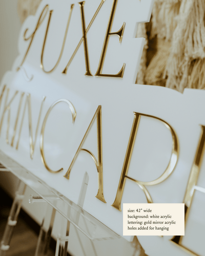 Double Layer Business Logo Sign
