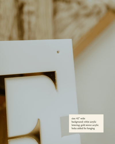 Double Layer Business Logo Sign