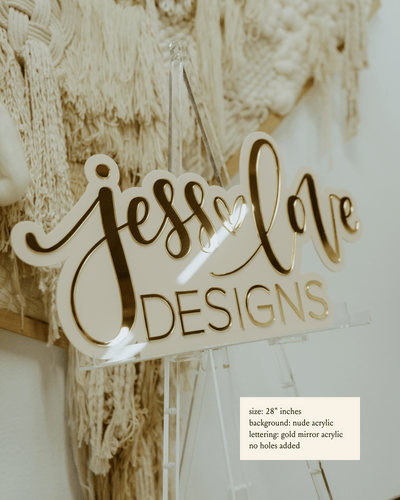 Double Layer Business Logo Sign