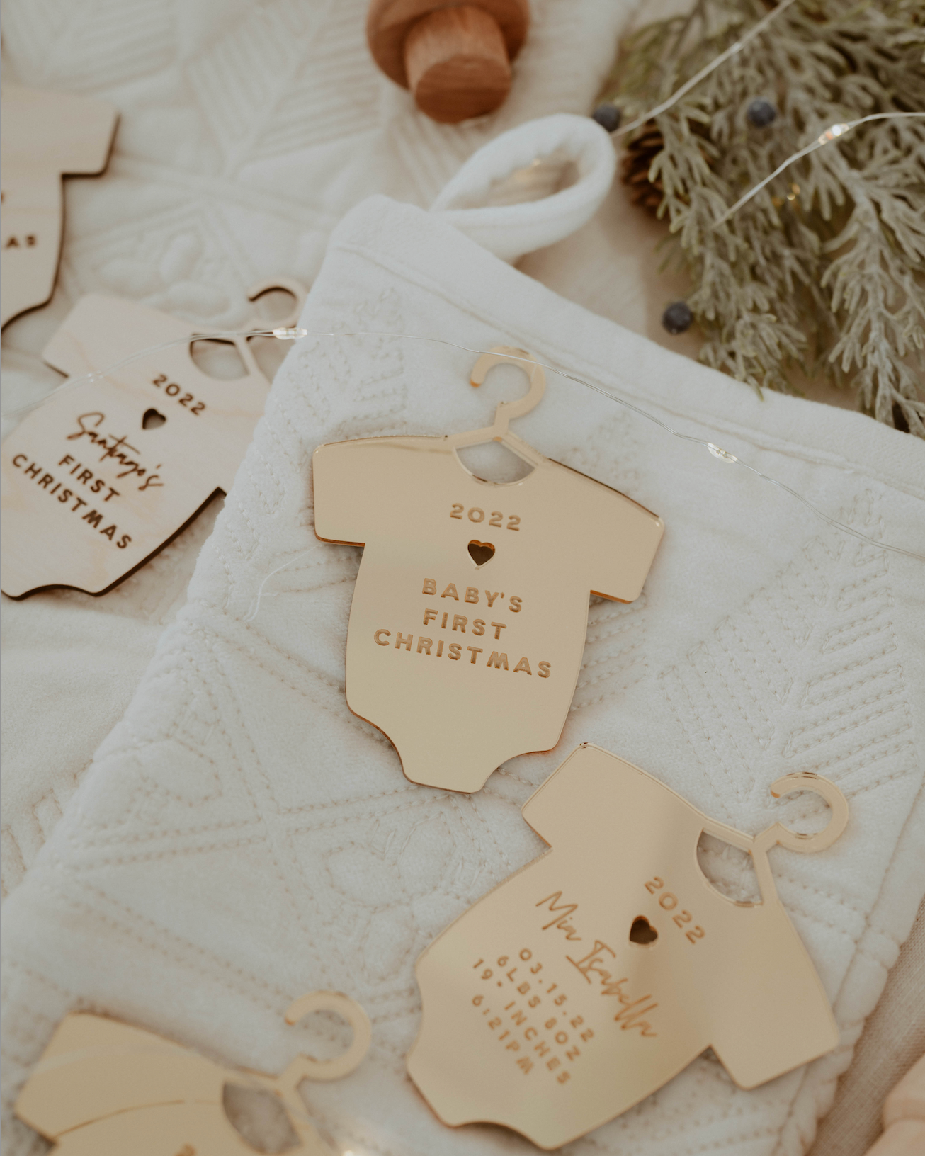 Baby’s First Christmas Onesie Ornament