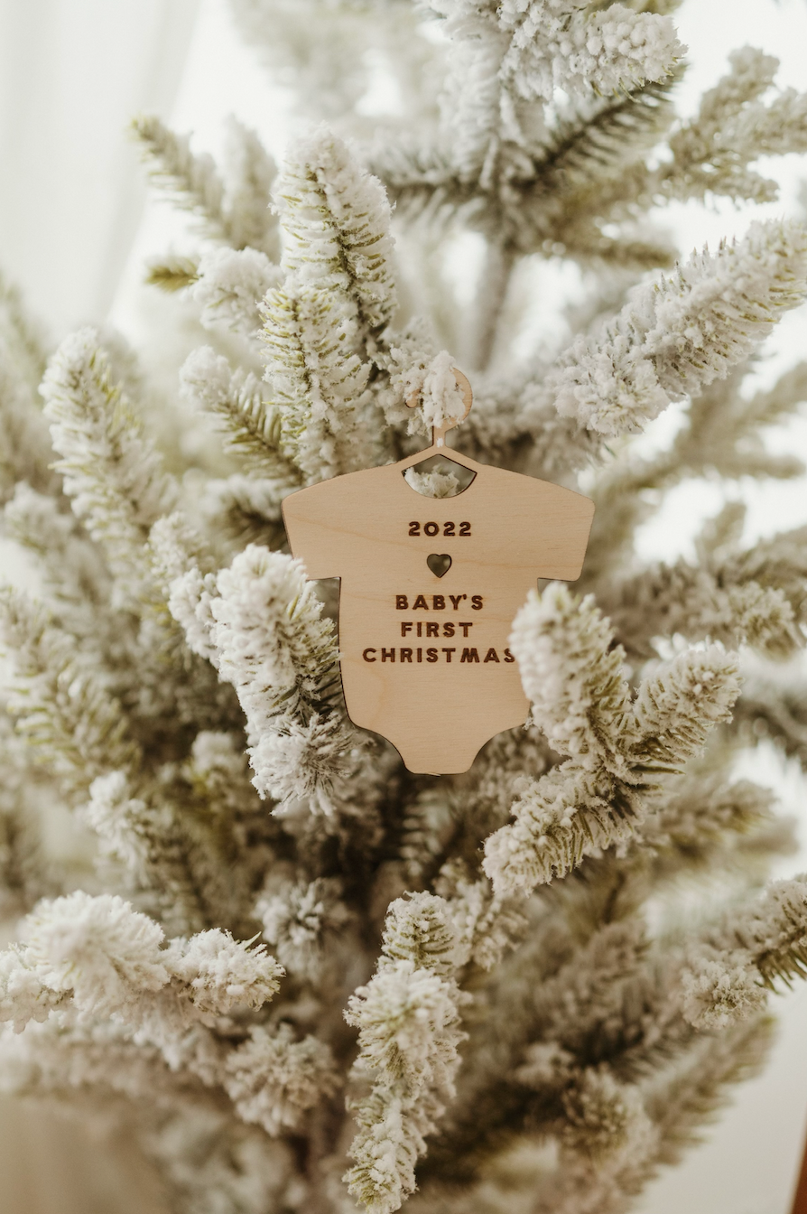 Baby’s First Christmas Onesie Ornament