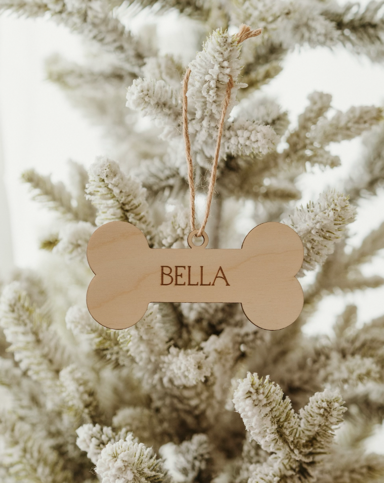 Personalized Dog Bone Stocking Tag