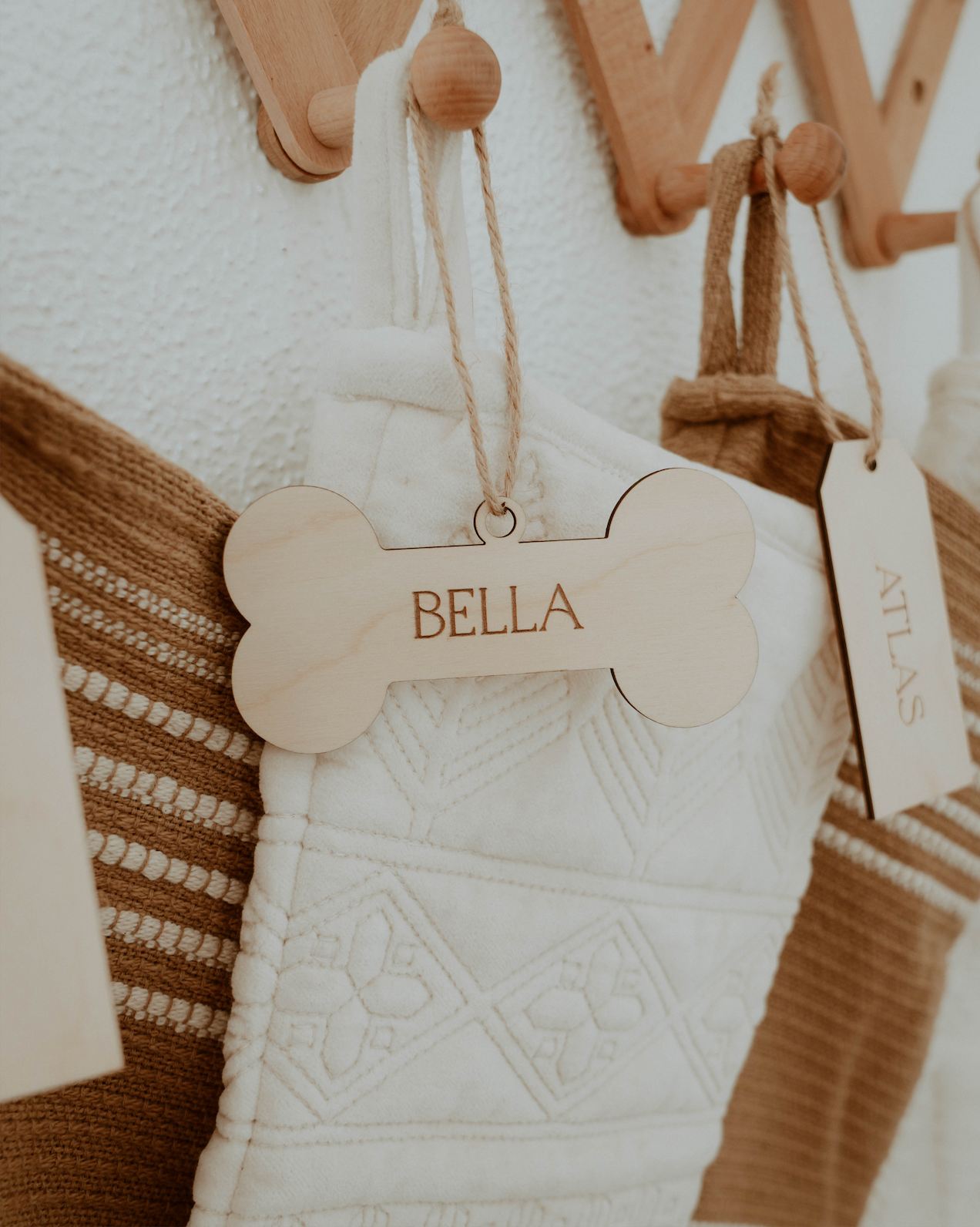 Personalized Dog Bone Stocking Tag