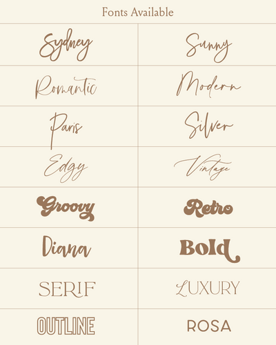 Double Layer Custom Last Name Sign - Various Sizes