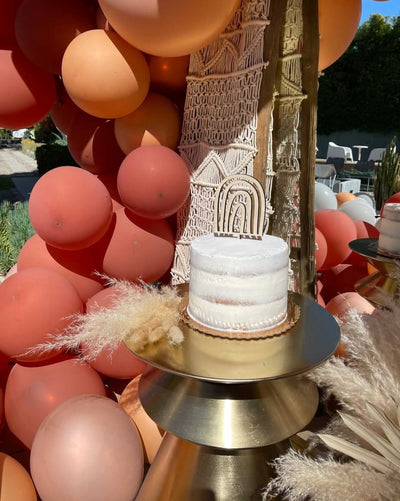 Boho Rainbow Cake Topper