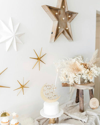 Moon Of My Life My Sun and Stars Cake Topper