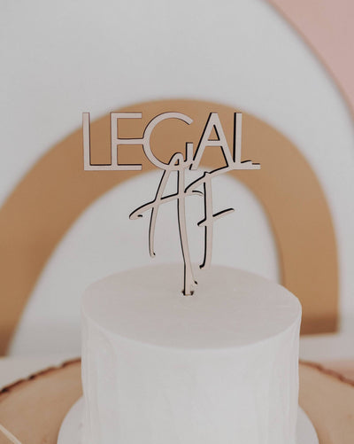 Legal AF Cake Topper