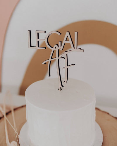 Legal AF Cake Topper