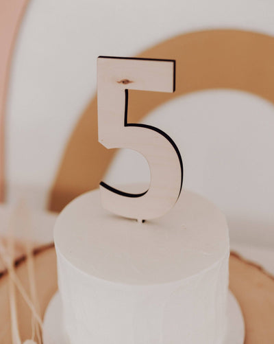 5 Birthday Cake Topper
