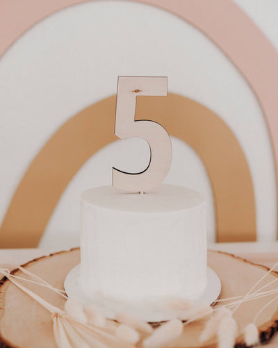 5 Birthday Cake Topper