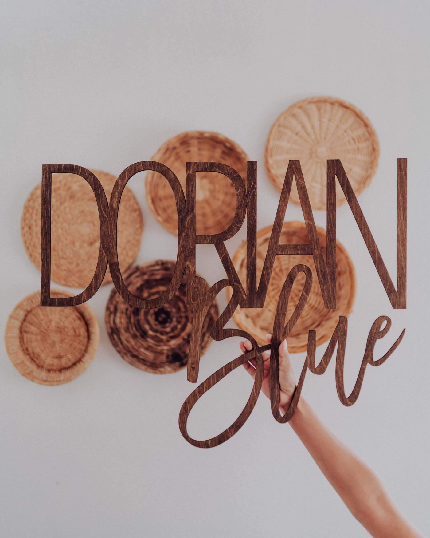Mixed Fonts Custom Name Sign
