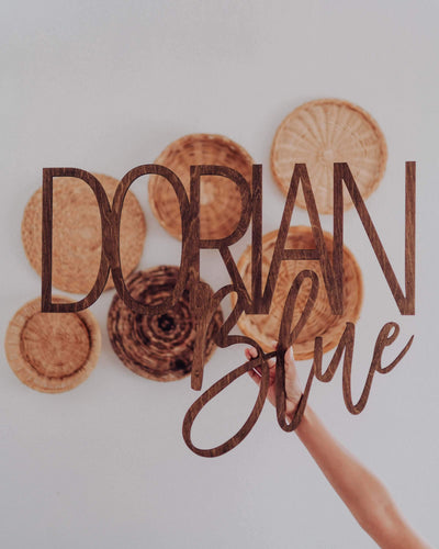 Mixed Fonts Custom Name Sign