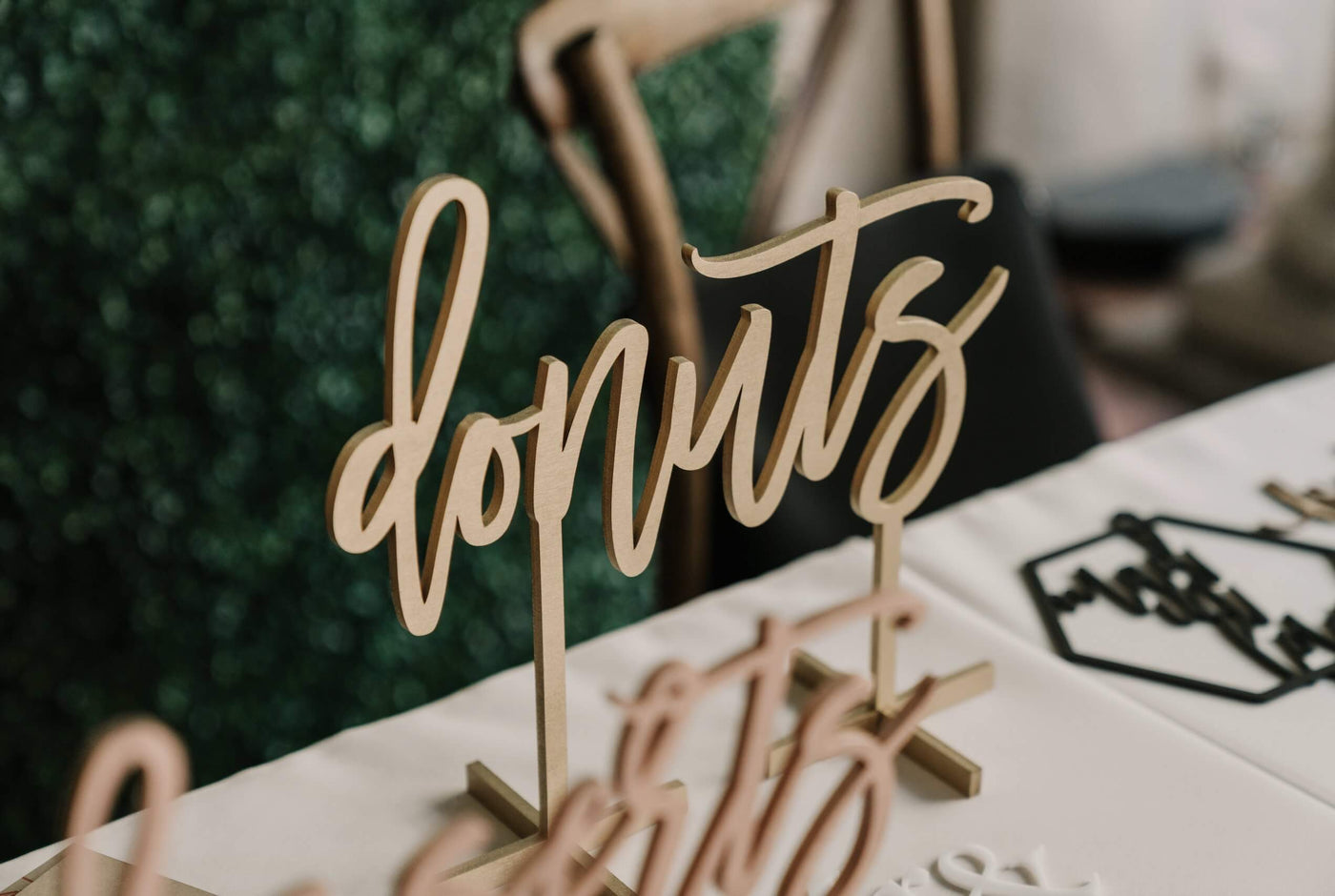 Custom Table Top Sign