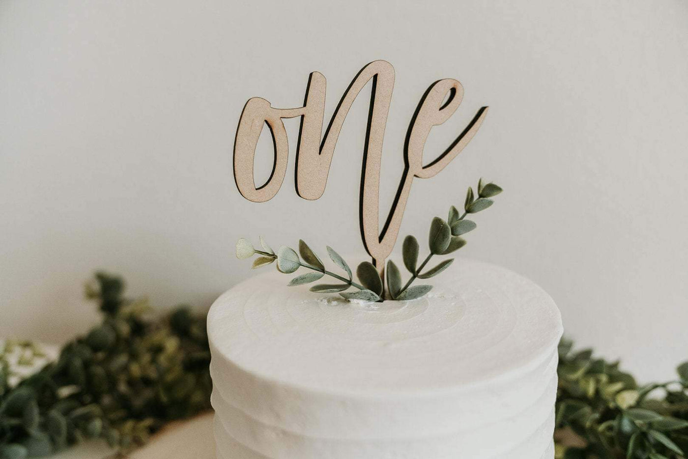“One” Birthday Cake Topper