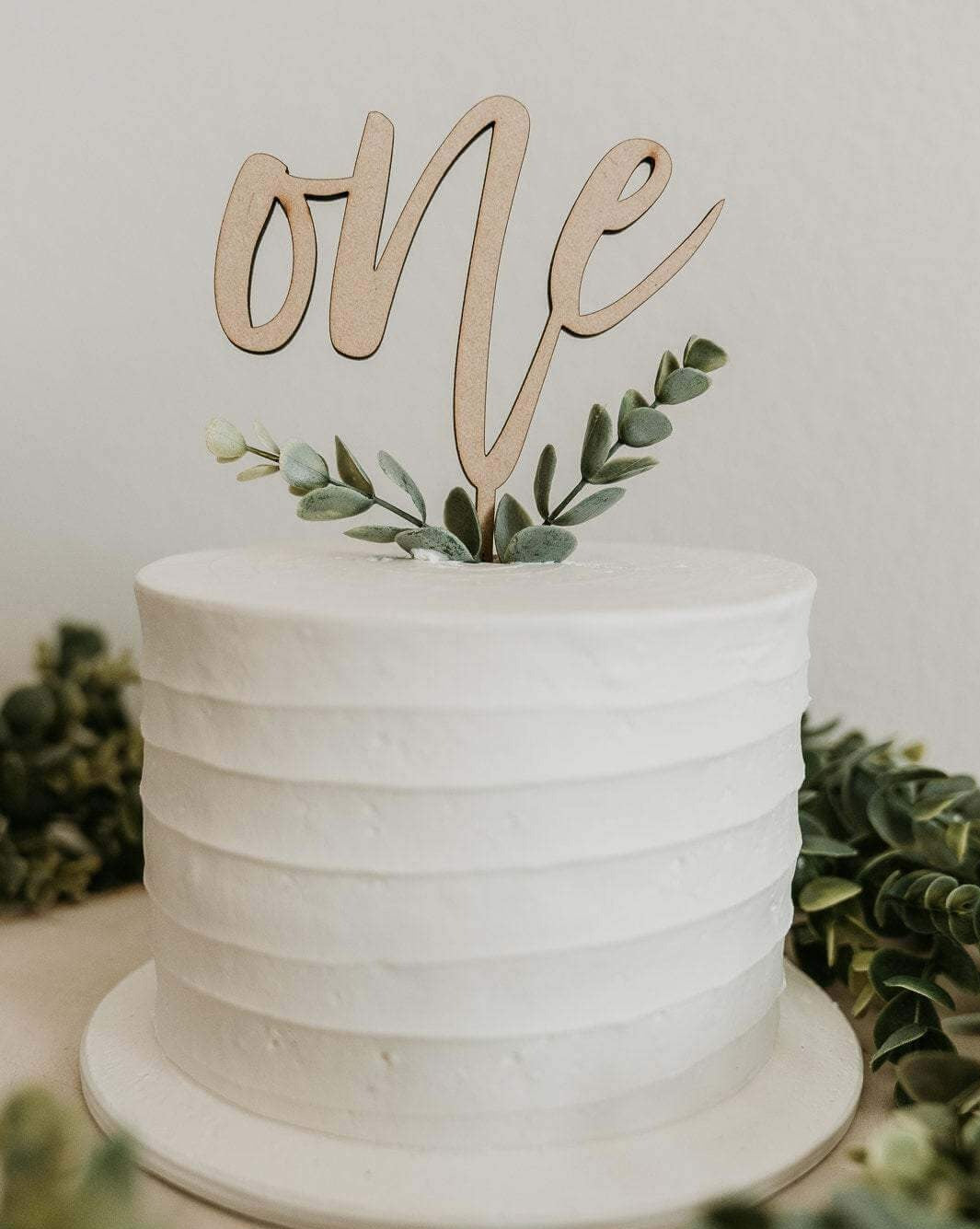 “One” Birthday Cake Topper