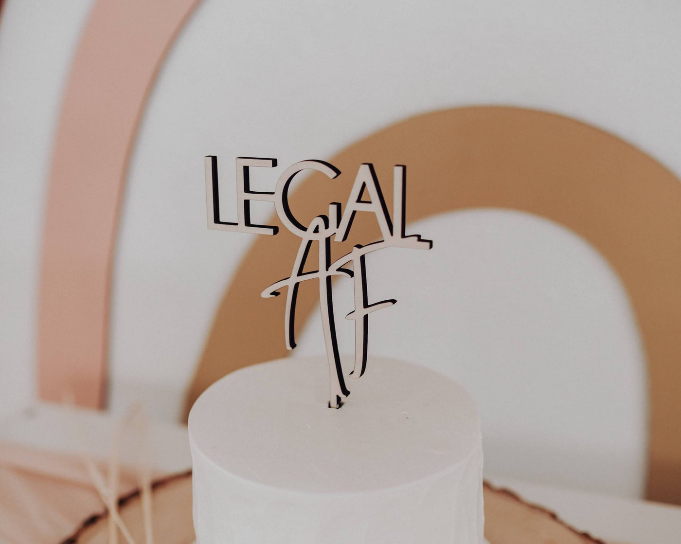 Legal AF Cake Topper