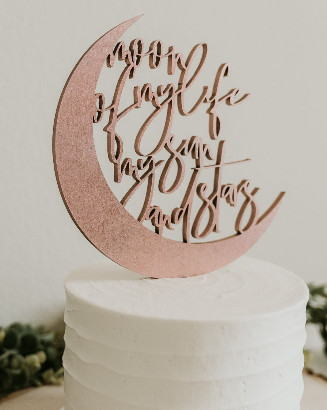 moon of my life my sun and stars cake topper, wedding cake topper, baby shower cake topper, moon cake topper, moon party decor