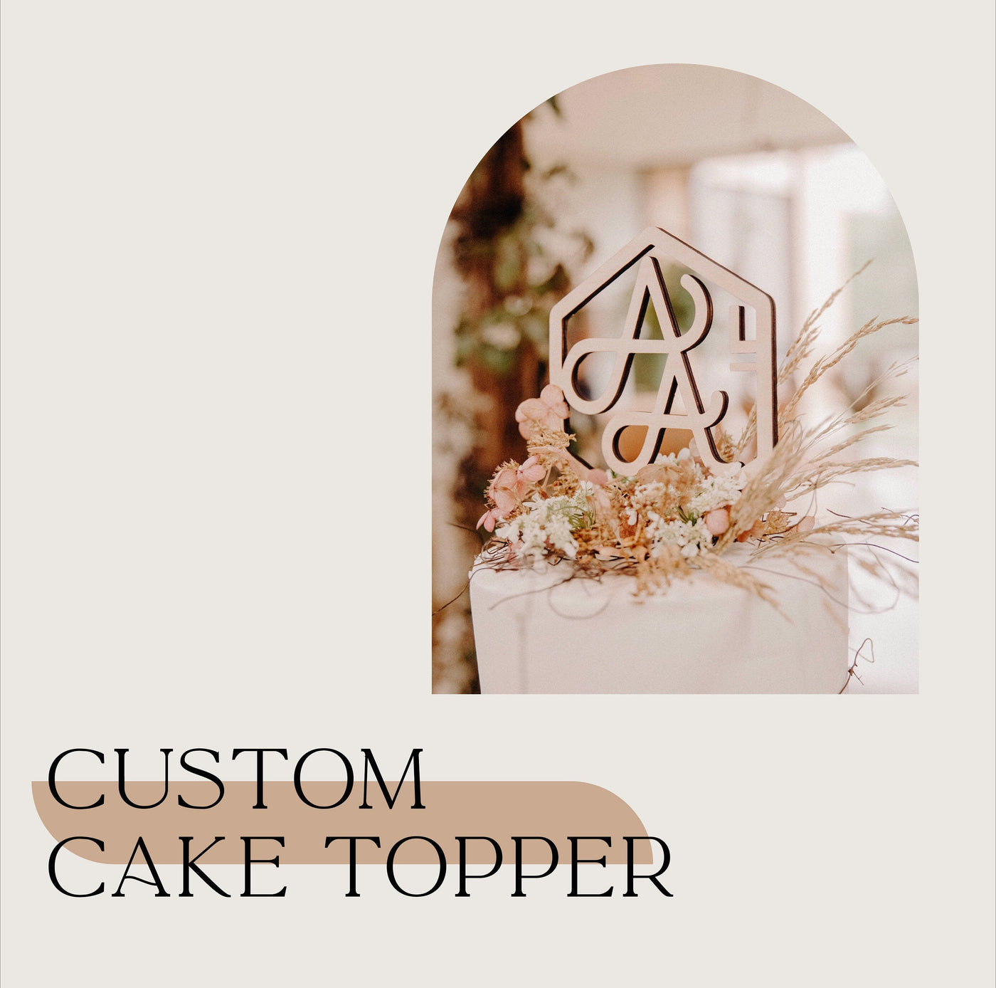 Fully Custom Cake Topper - Let us create a completely custom cake topper for you!