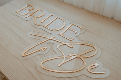 Bride to Be backdrop sign - double layer sign, bridal shower sign, Wedding Backdrop,  bridal shower decor, bride to be backdrop